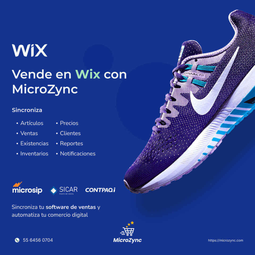 Vende en Wix con Microzync
